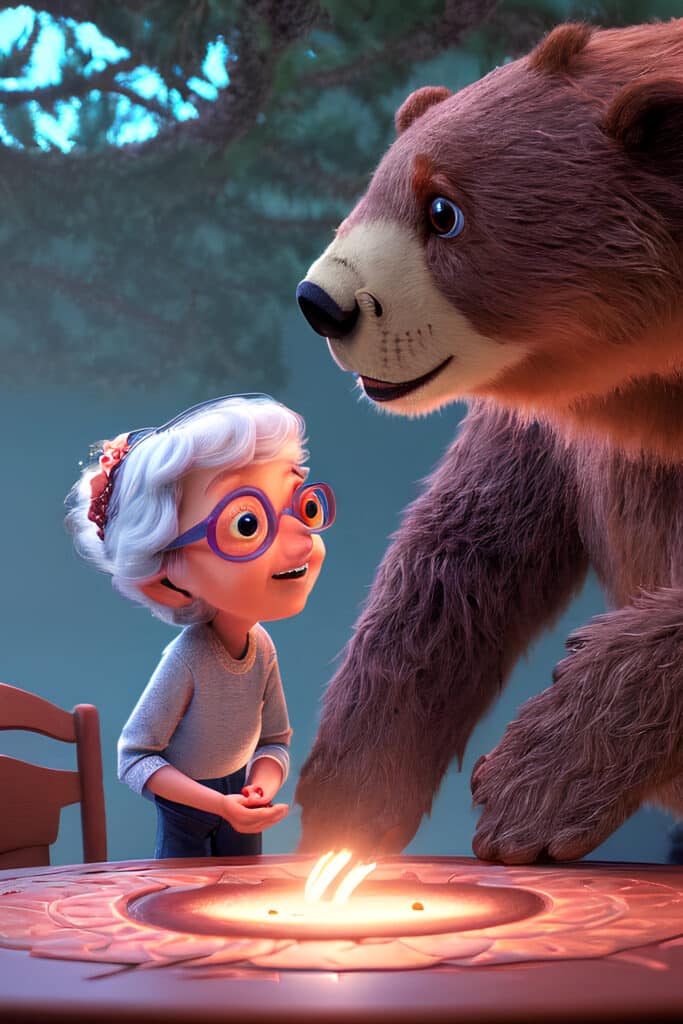 Bruno the Bear and the magical Grandma