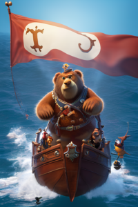 A Pirate Story with a Bear and unlikely Friendship